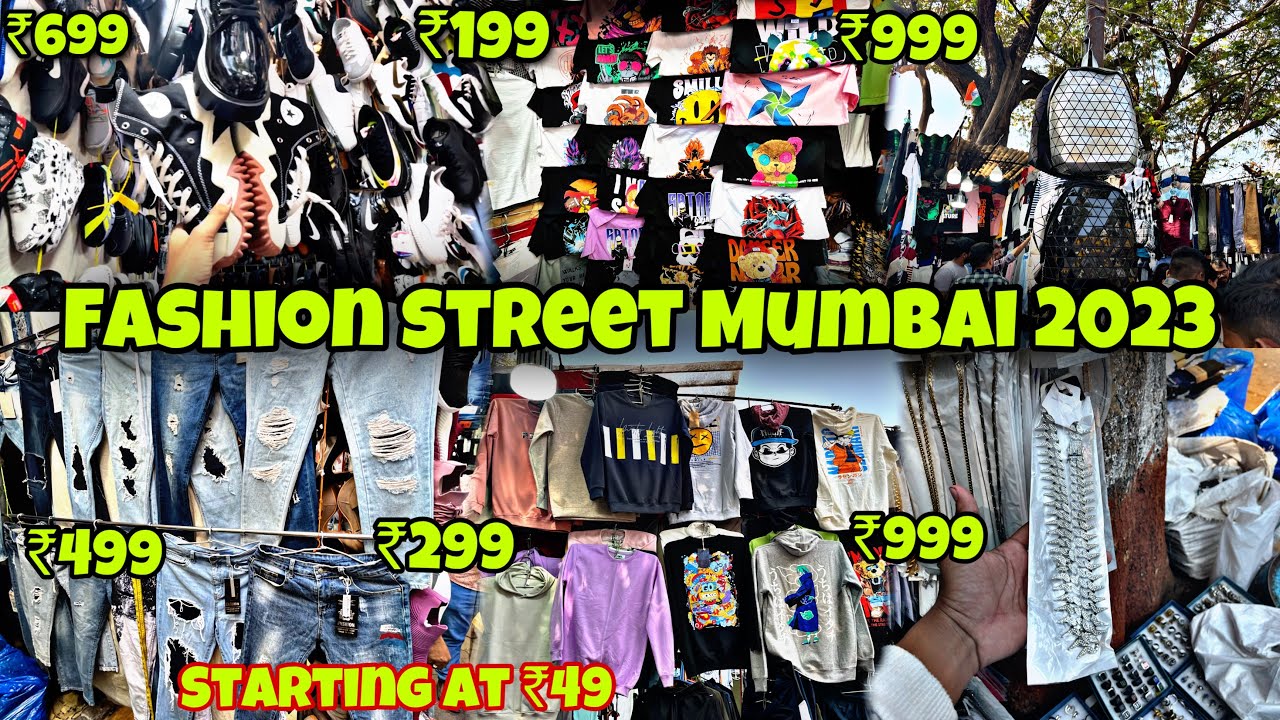 2023 Trending clothes || H&M ZARA T-shirts started at 199 😱Nike shoes ₹499 😱|| fashion street 2023
