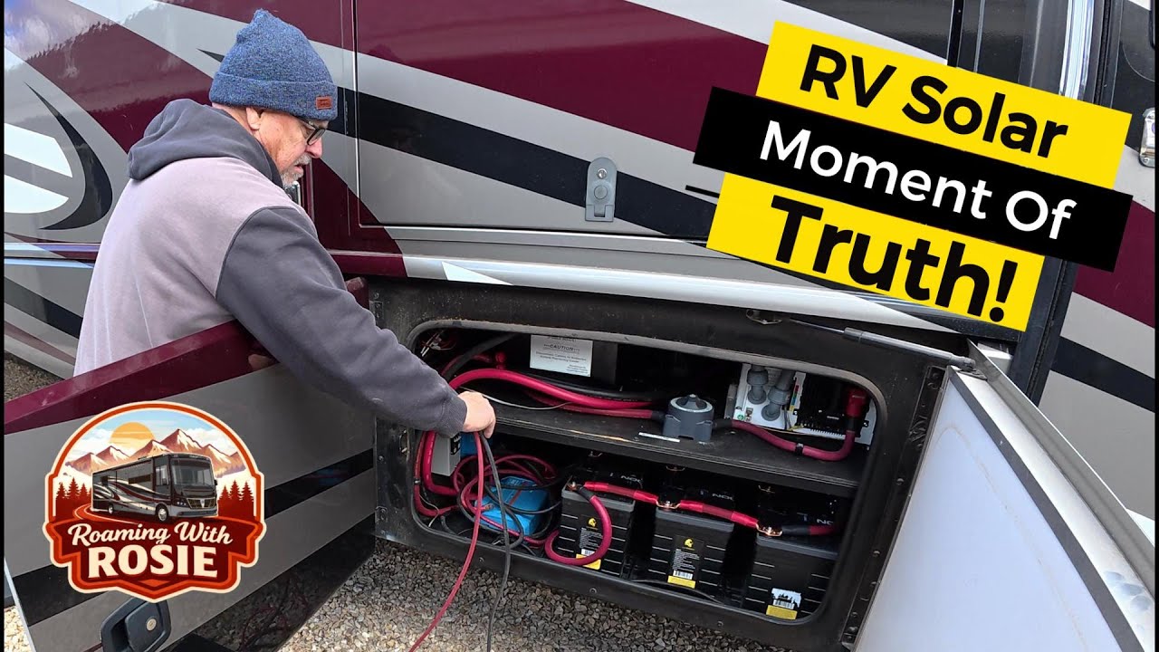 Will Our DIY RV Solar System Actually Work? Wiring a Salvaged Setup