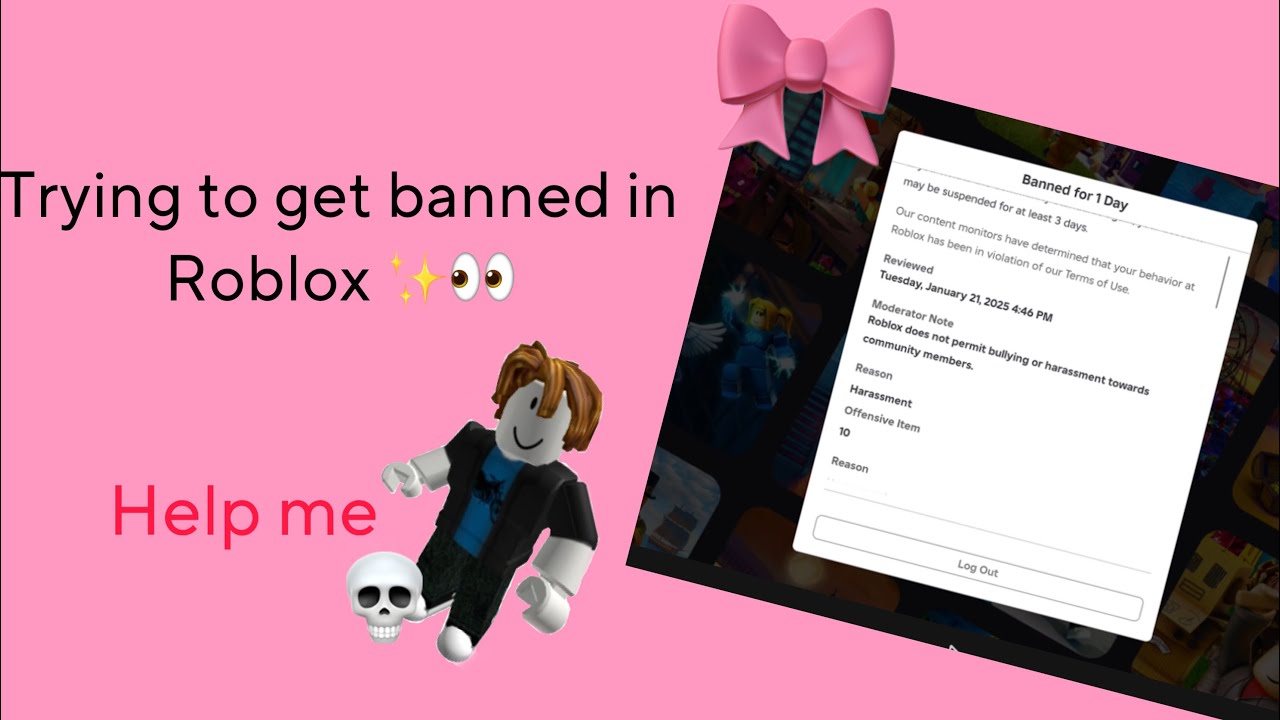 Trying to get banned in Roblox !! 👀