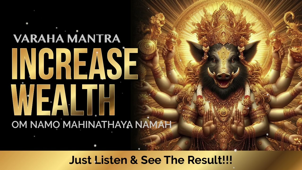 Lord Varaha Mantra to Increase Wealth | Om Namo Mahinathaya Namah