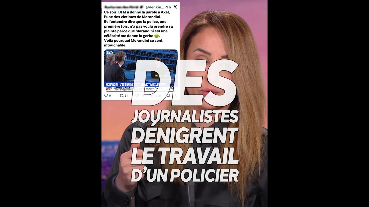Des journalistes dénigrent le travail d'un policier