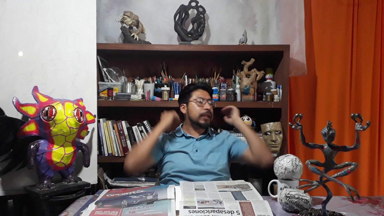Haz un ajolote en cartonería PARTE 1 (estructura y empapelado)