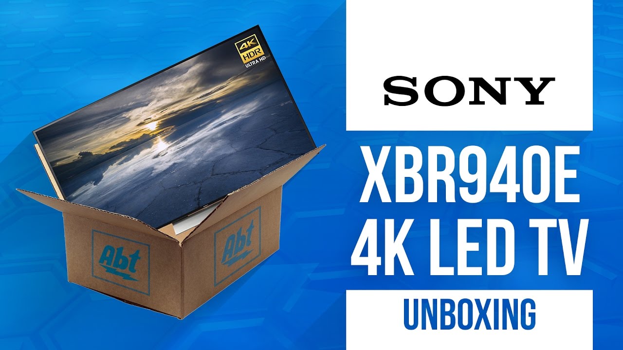 Unboxing: Sony XBR75X940E 4K LED X940E