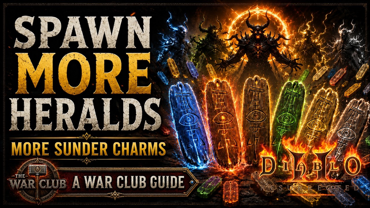 Как выбить больше Sunder Charms: советы по фарму Herald | Гайд по D2R от War Club