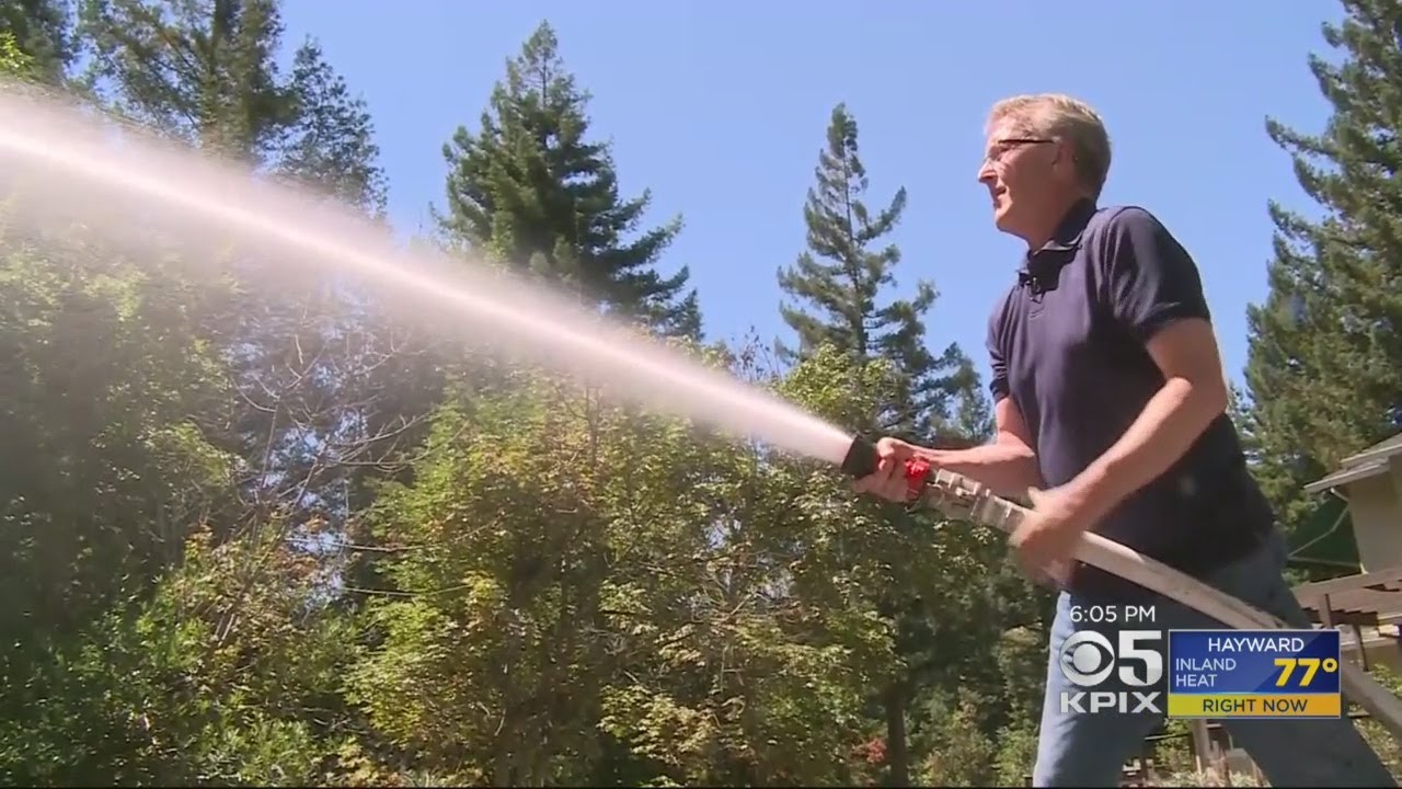 Tech Vet Builds High-Powered Hose To Protect Home From Wildfires