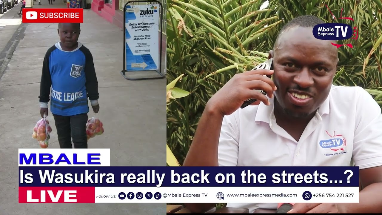 Is Anthony Wasukira back on the streets...? 