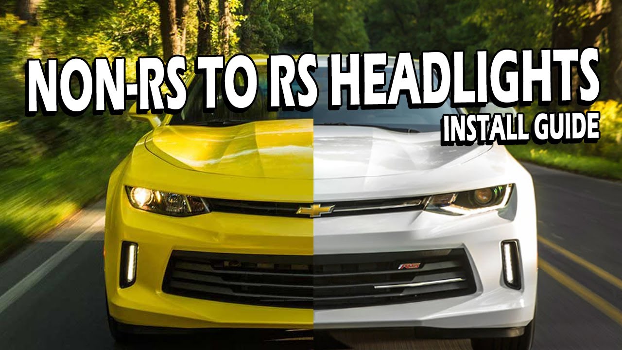 Установка фар и проводки на Camaro RS/SS 2016-2018 годов выпуска | Самостоятельная установка для ...