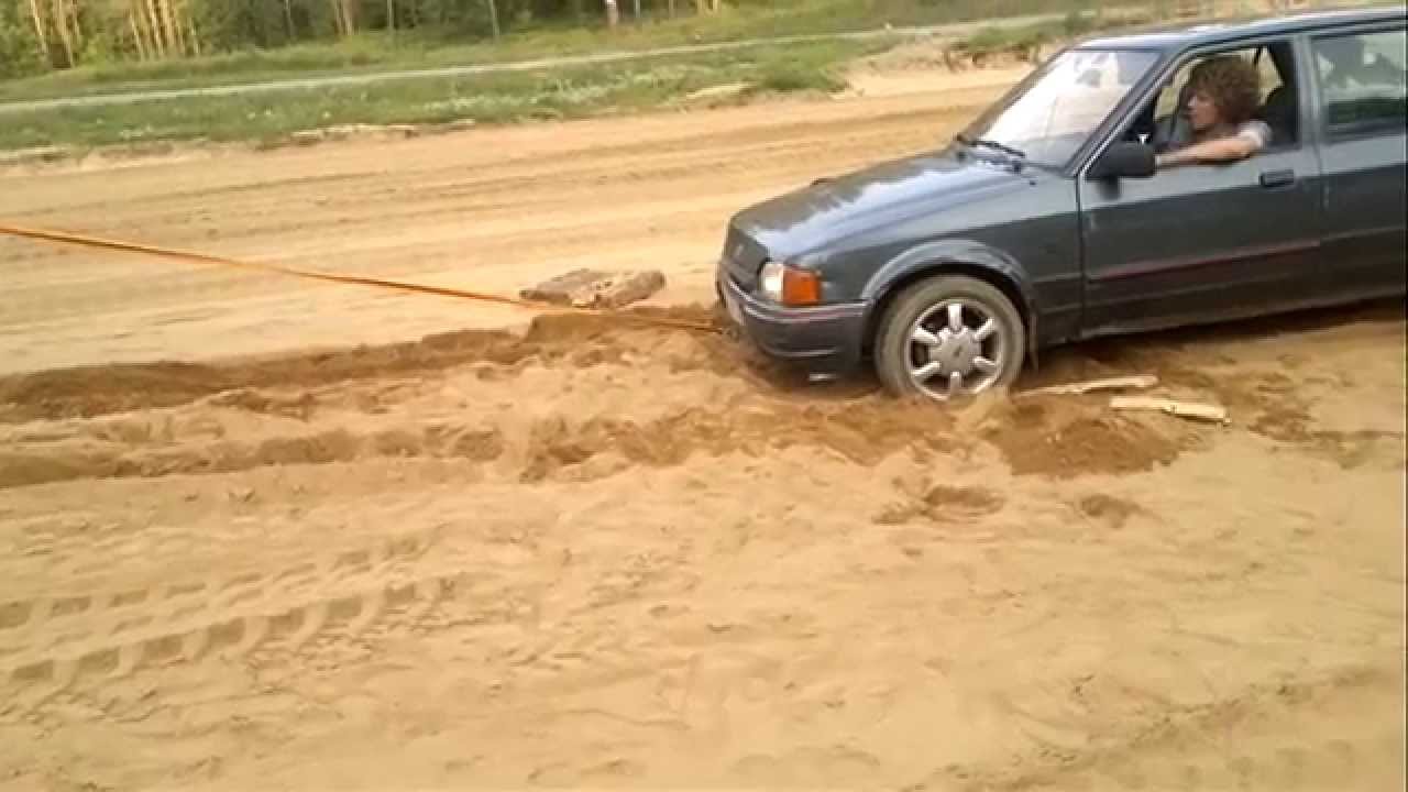 Ford ESCORT MK4 Rally offroad/Преодоление участка с песком