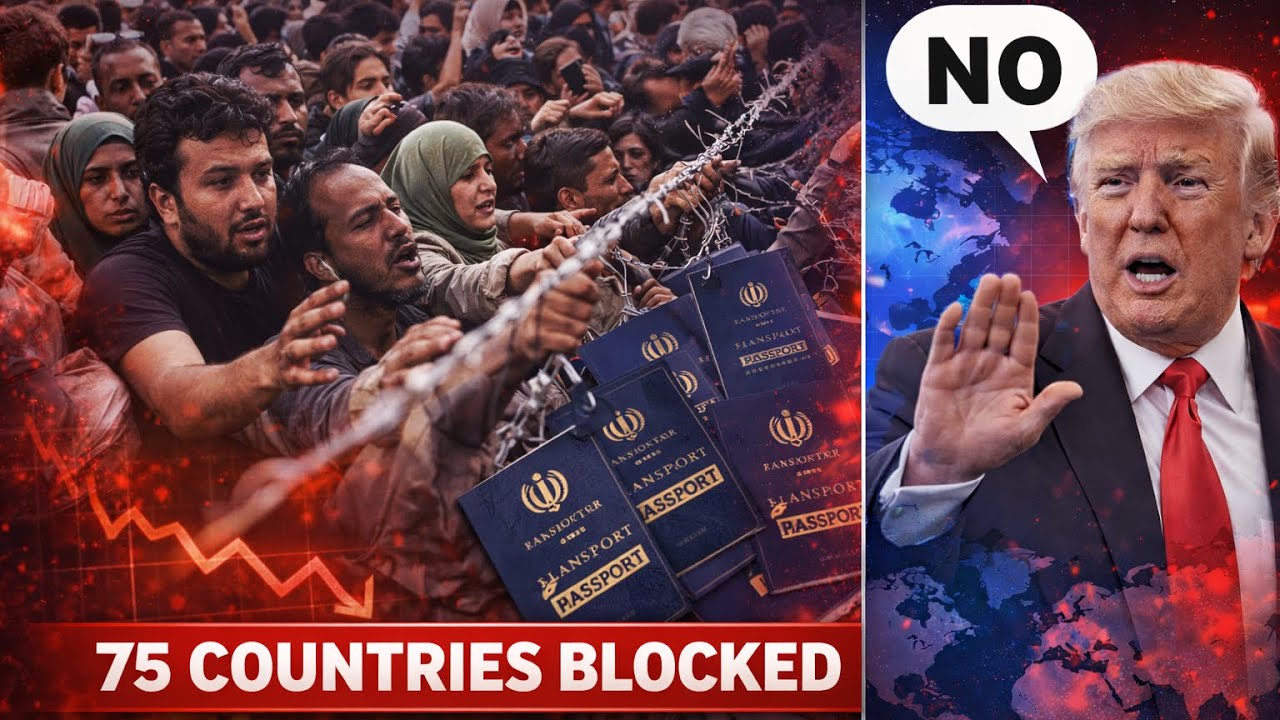 HIGH ALERT ‼️ Pres. Trump Freezes 75 Countries 🚨 NO VISA, NO ENTRY, ⛔️ 