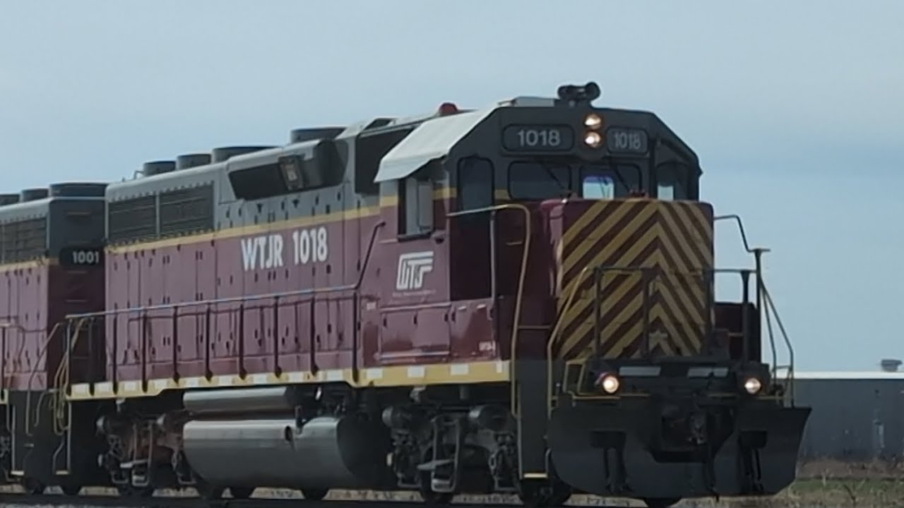 Railfan Capture #92: WTJR 1018 (Switching action)
