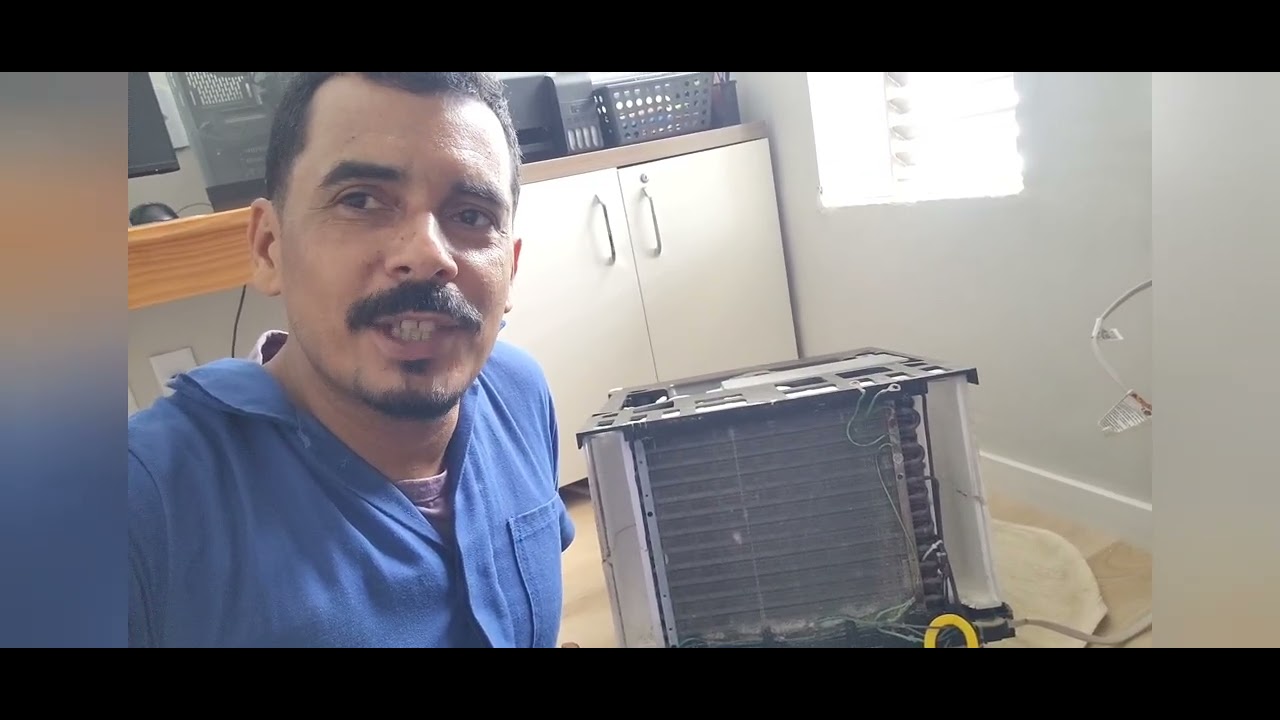 Manutenção e conserto de Vazamento de gás em ar-condicionado ACJ Inverter Consul 