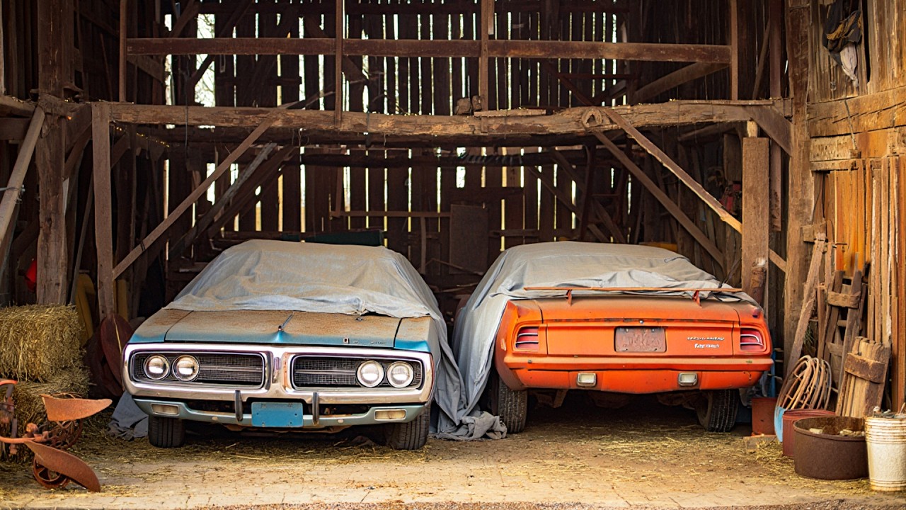 Muscle Car Graveyard Found in a Forgotten Barn!