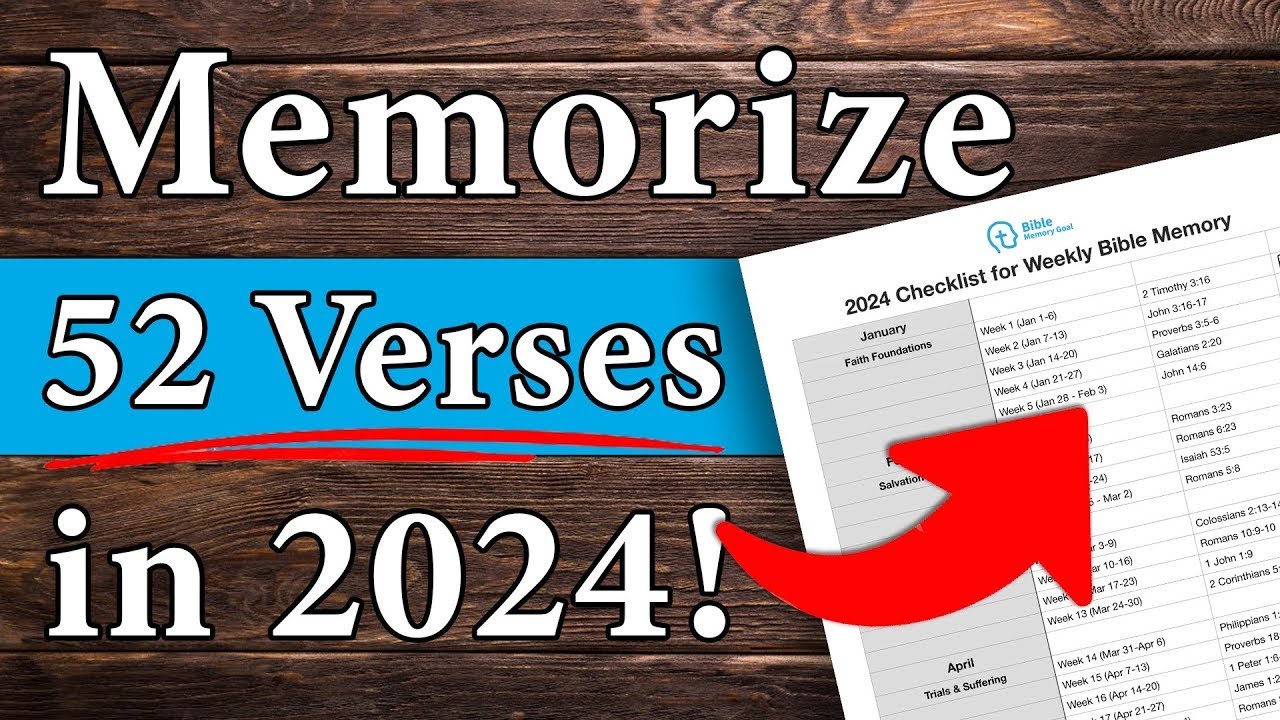 You CAN Memorize 52 Bible Verses this Year! (free PDF)