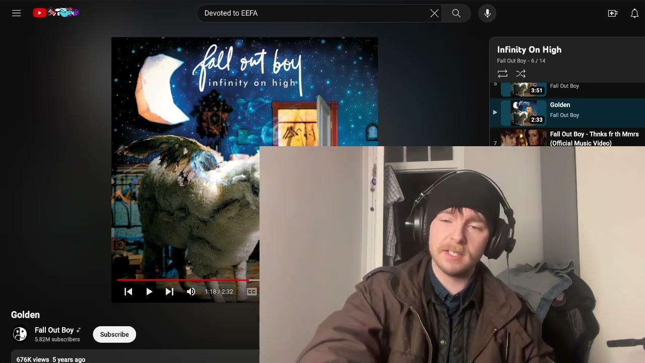 Fall Out Boy -  Golden Reaction & First Time Listen