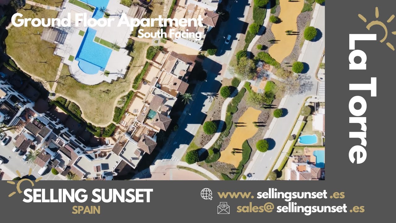 Selling Sunset Spain, Murcia - South Facing, Ground Floor Apartment - La Torre Golf Resort