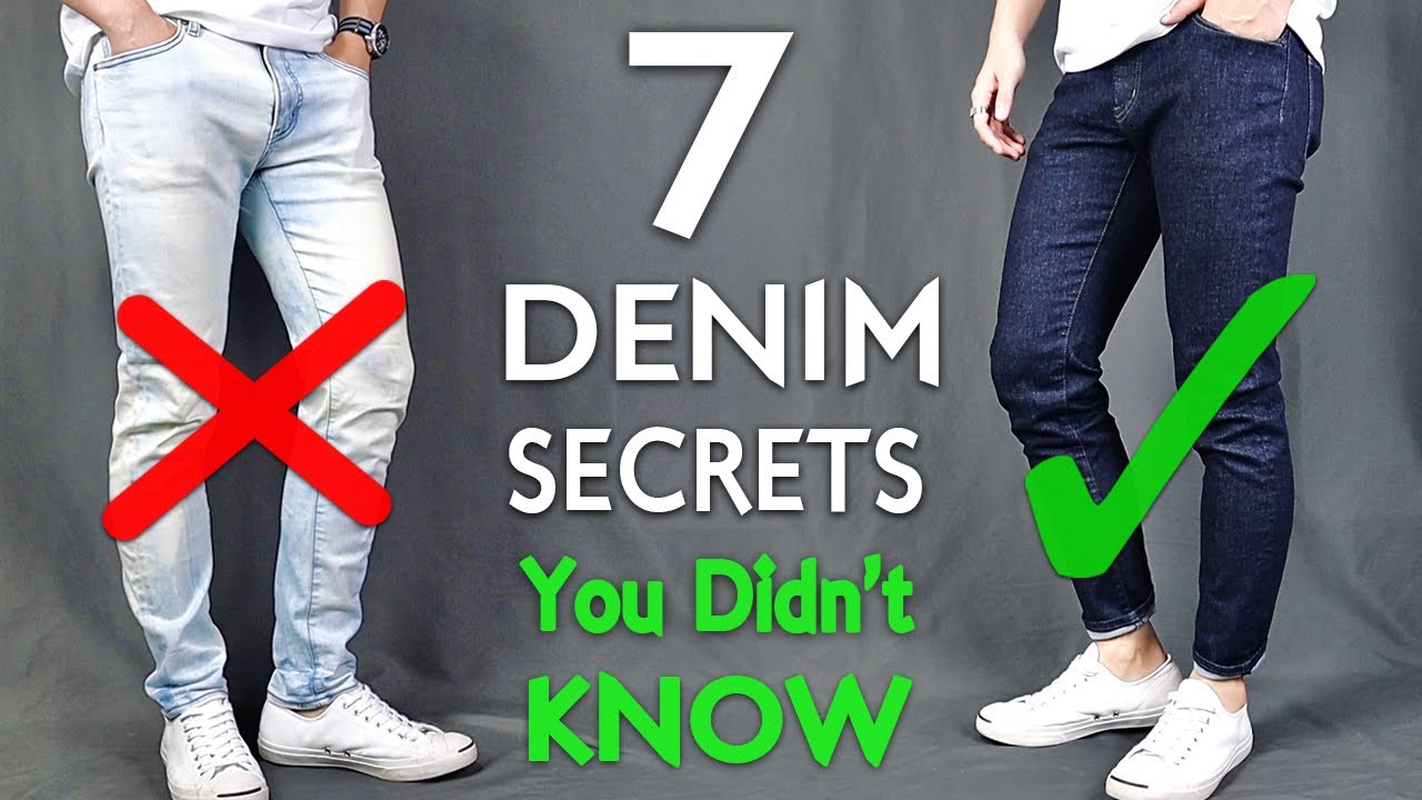 How To Look SUPER AWESOME In Jeans | 7 SECRET Denim Tips
