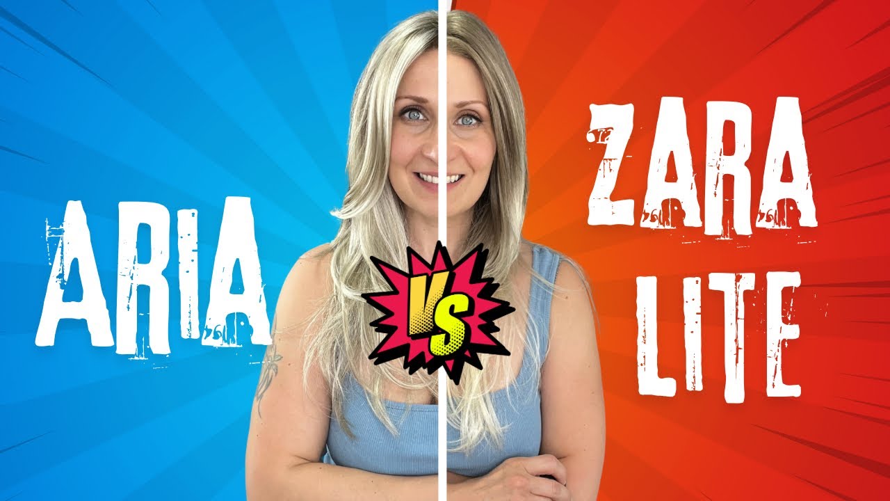 ARIA or Zara LITE by Jon Renau Which one do YOU prefer? 😬 #jonrenauwigs #hairtok