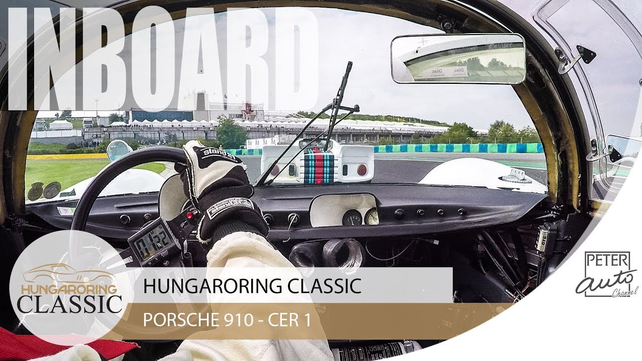 GREAT SOUND Porsche 910 on board at the Hungaroring