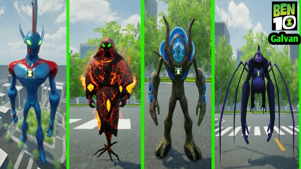 Exploring all ultimate aliens | Ben 10 Fan made game