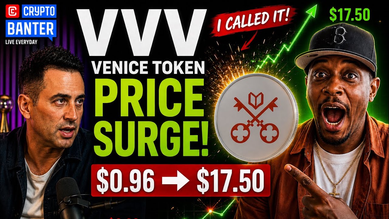 VVV Token Explodes From $0.96 to $17.50 🚀 | Crypto Banter Talks Venice AI