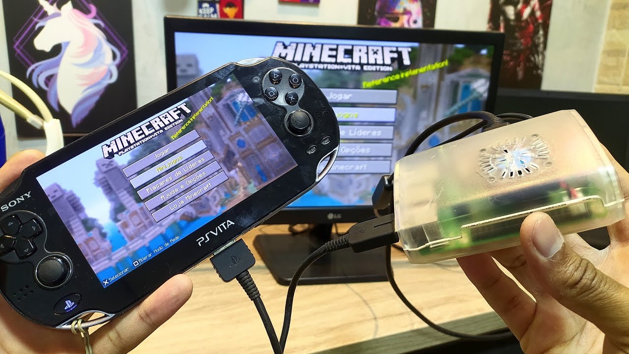 FIZ UMA DOCK PARA JOGAR COM O PS VITA NA TV!