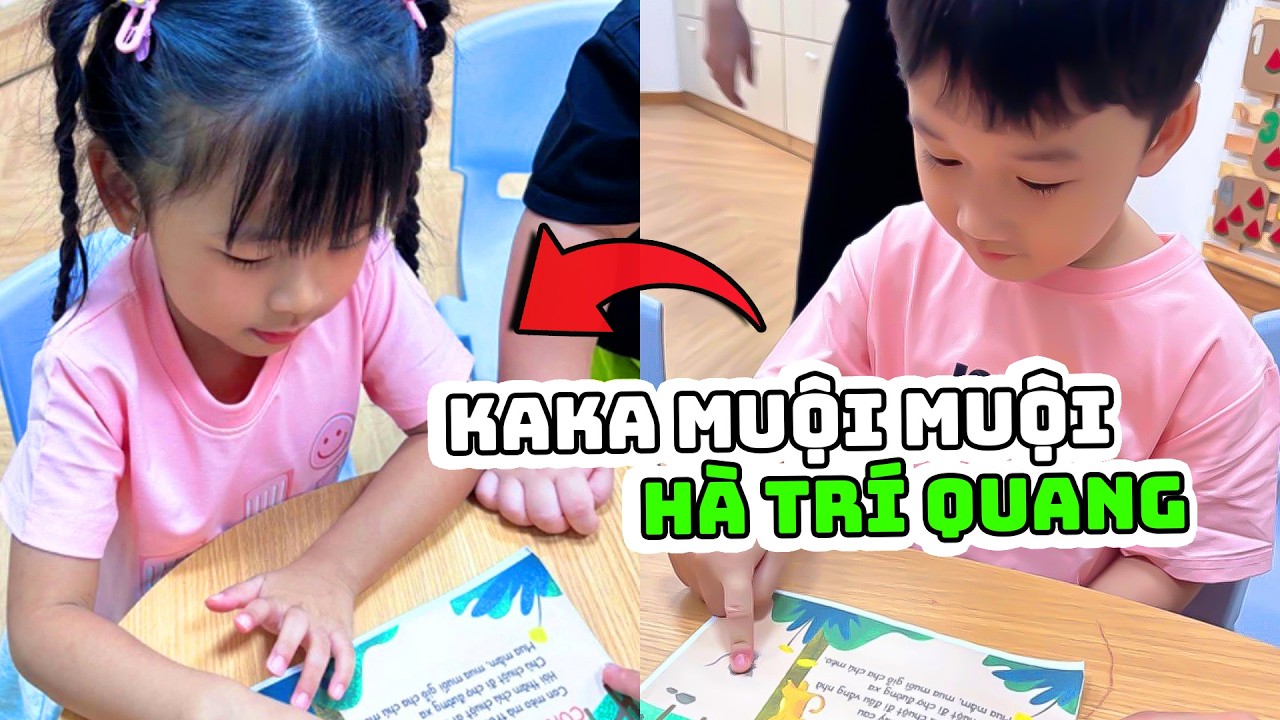 Kaka Muội muội khoảnh khắc trong lớp khiến ai nhìn cũng thấy “tan chảy” Hà Trí Quang