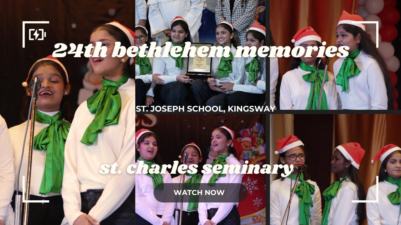 christmas carol song by st. joseph school, kingsway | 24th bethlehem memories | st. charles seminary