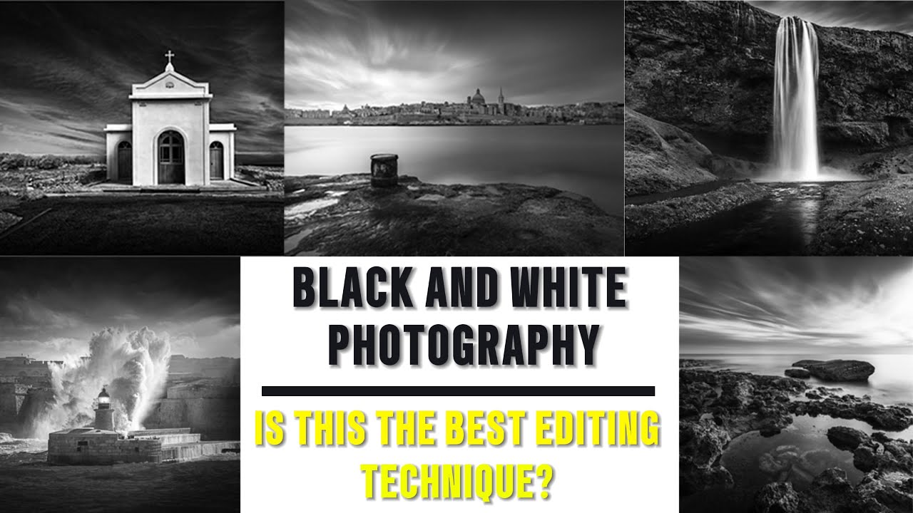 The BEST TECHNIQUE for TRANSFORMING colour photos into BLACK and WHITE!