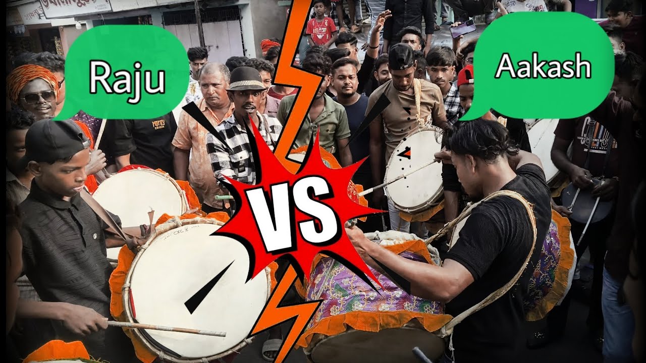7 star ..⭐⭐⭐⭐⭐⭐⭐  Dhol Tasha. ..V& . Ram Shyam Dhol Tasha🥰🥰🥰🔥🔥.. Katwa Kartik ladai...