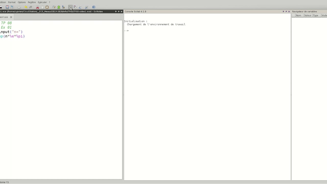 Scilab TP08 : Corrigés des exercices 1 et 2