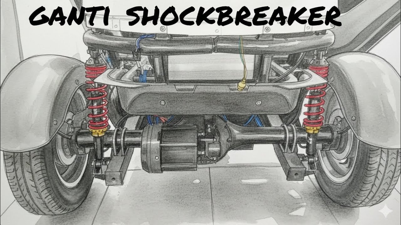Bajai Listrik - Ganti Shockbreaker Murah, Ternyata Gampang