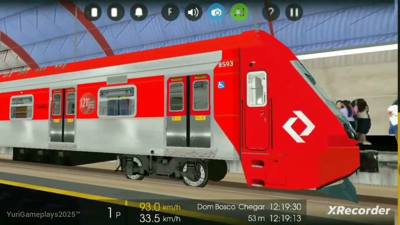 [Hmmsim 2 CPTM] Movimentação de Trens nas Estações Dom Bosco e Guaianazes.