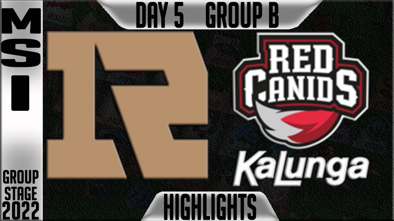 RNG vs RED Highlights | MSI 2022 Day 5 Group B Rematch | Royal Never Give Up vs RED Canids