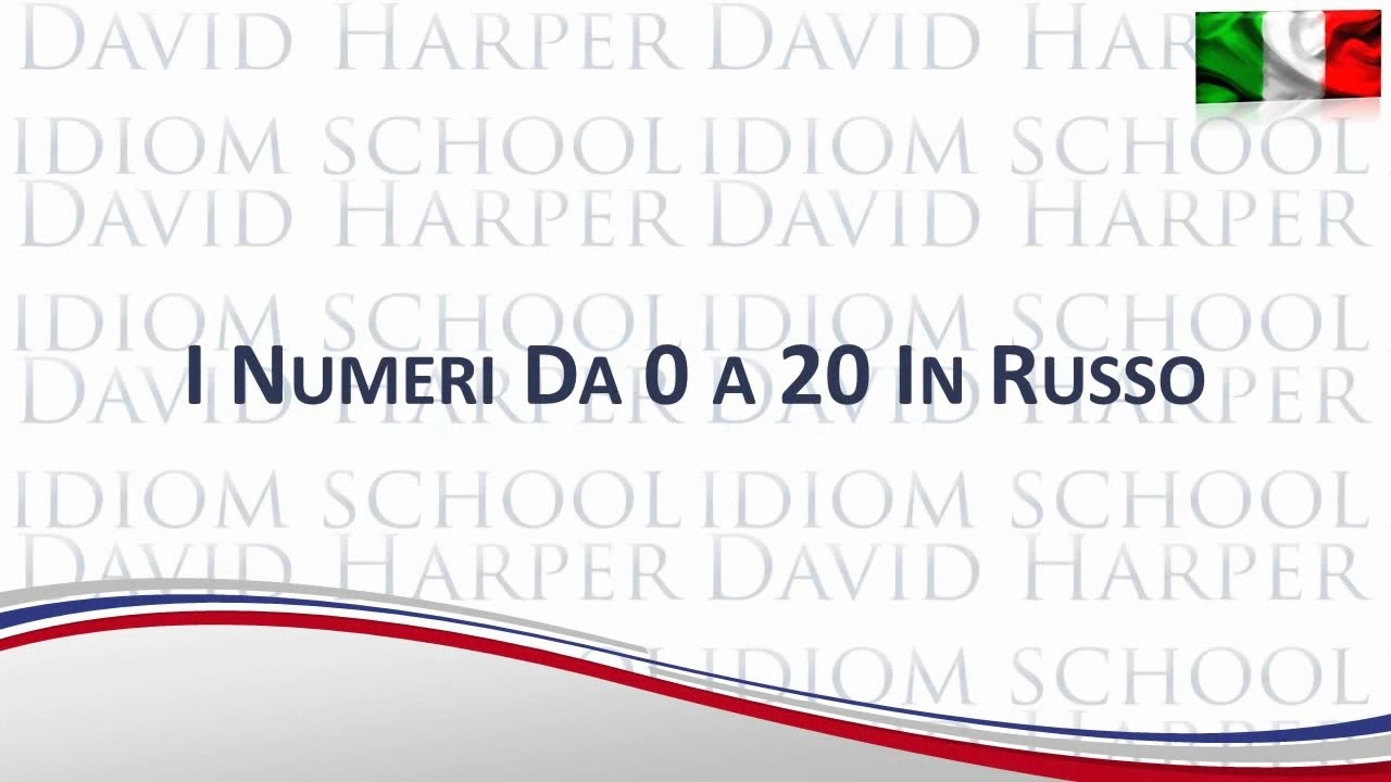 I Numeri da 0 a 20 in Russo