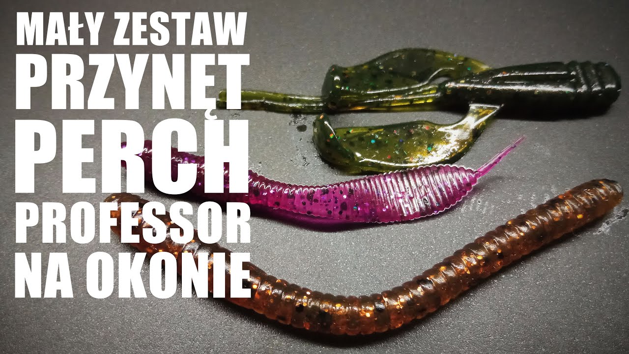 Mały zestaw przynęt Perch Professor na okonie łowione z dna