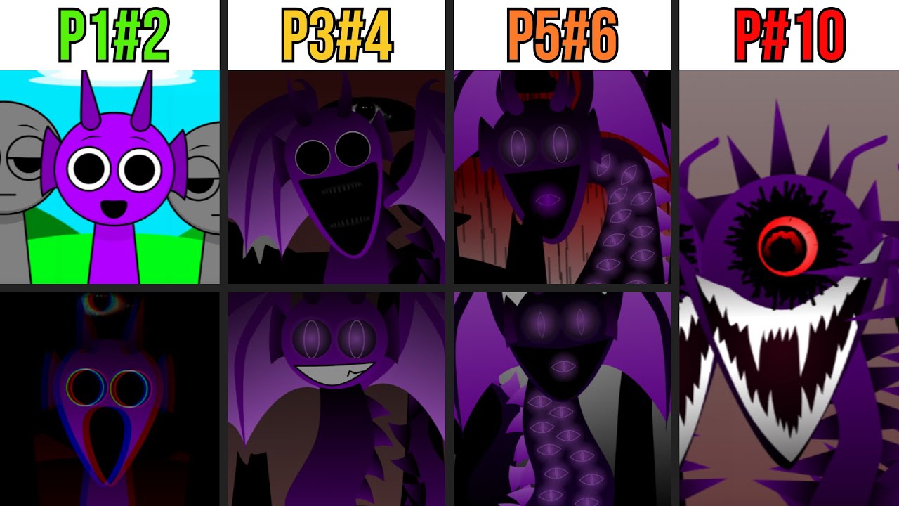 Phases 1-10 Reimagined Version in Incredibox Sprunki