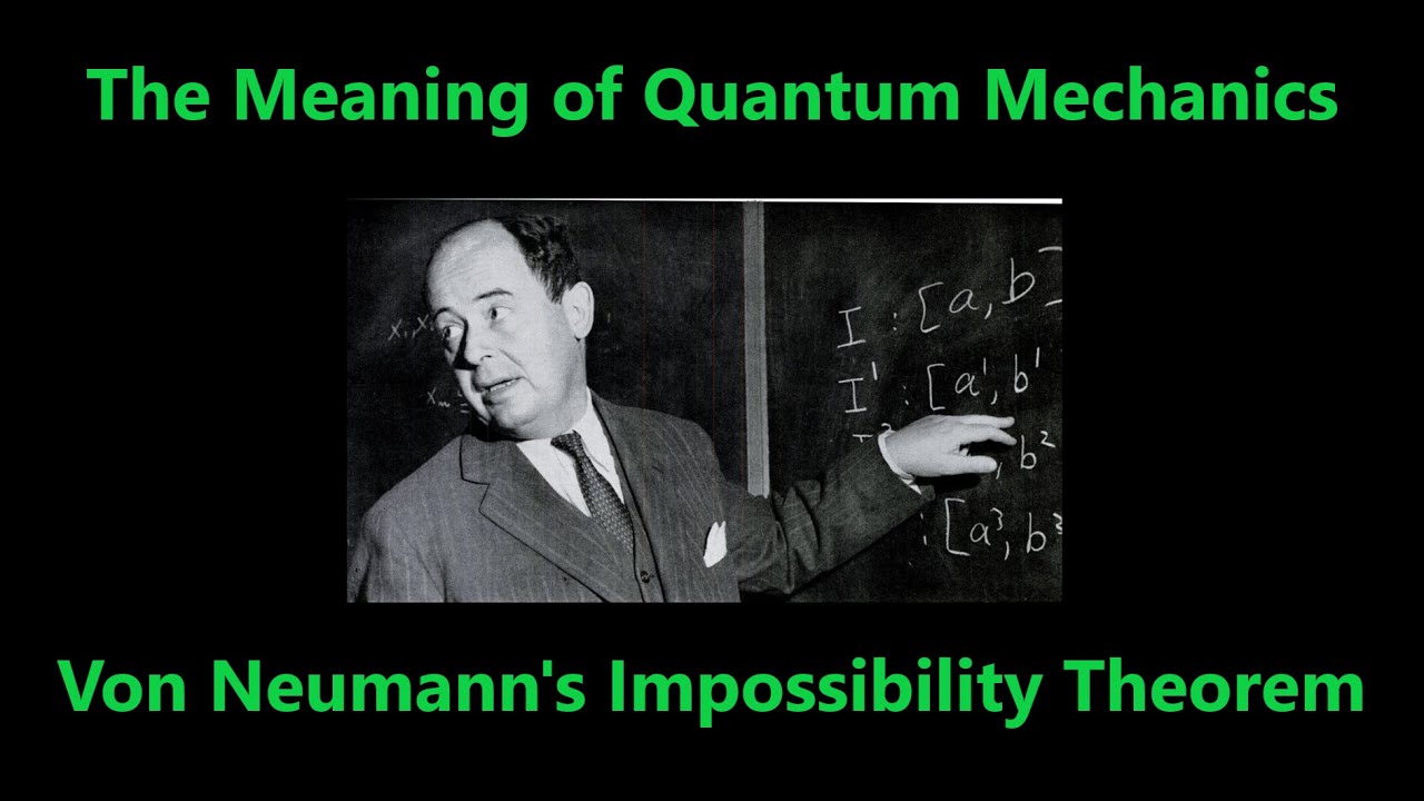 Von Neumann's Impossibility Theorem: No Hidden Variables?