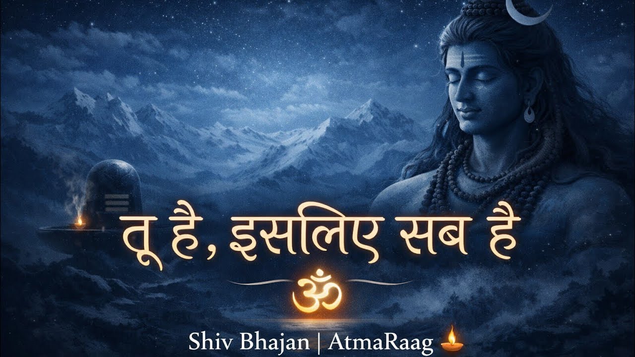 🔱 Tu Hai, Isliye Sab Hai | 🪔 Shiv Bhajan | AtmaRaag ✨