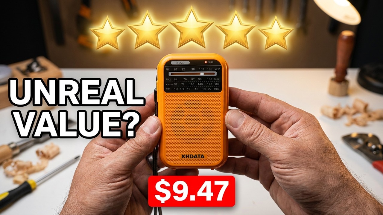 $9.47 Pocket Power FM/ AM Radio . Big Signal. Tune In Anywhere. 📻✨