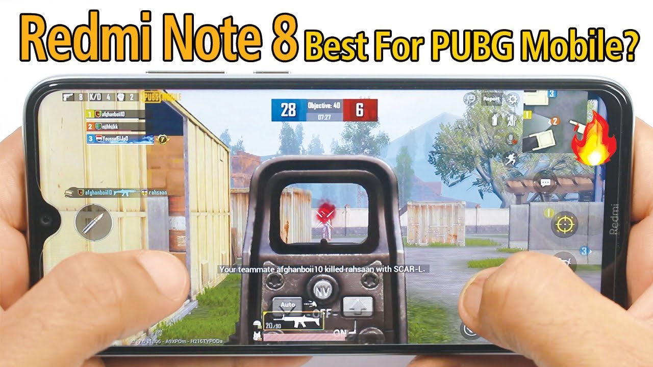 Redmi Note 8 PUBG Mobile Gaming Test! (Extreme Graphics Test)🔥🔥