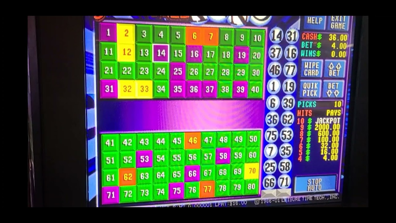 Superball keno $4 bet Happy New Year #kenonation #1001