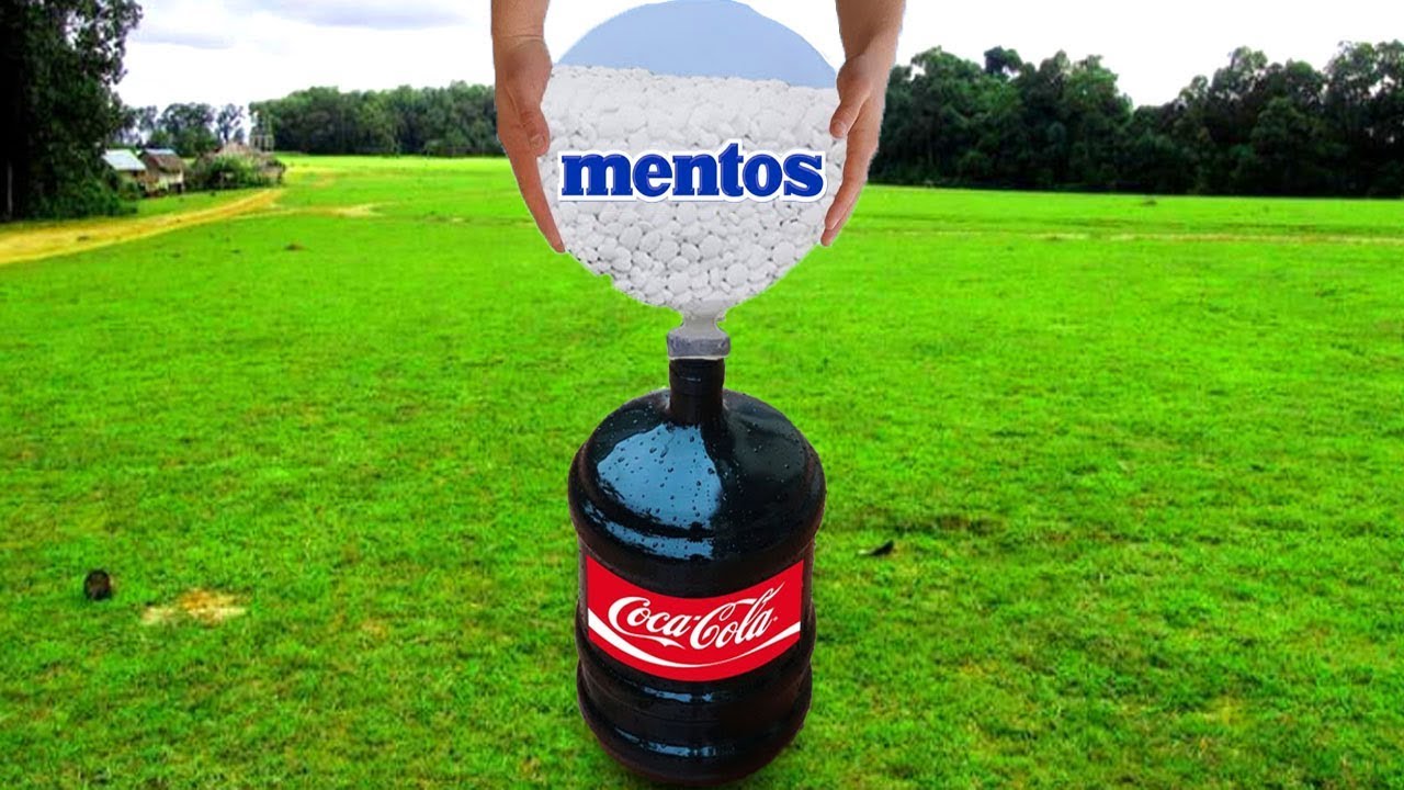 EXPERIMENT : Coca, Fanta, Pepsi, 7UP, Mirinda vs Mentos !