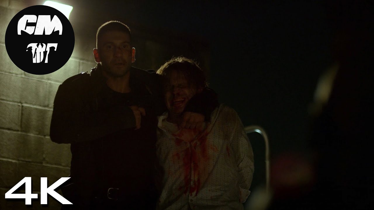 Daredevil & The Punisher - Rooftop Interrogation | Daredevil S2E3 (4K)