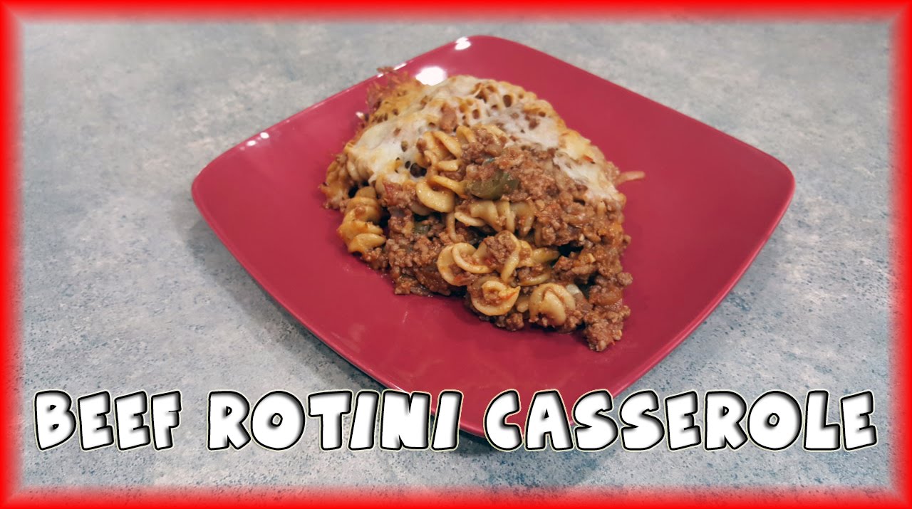 Beef Rotini Casserole
