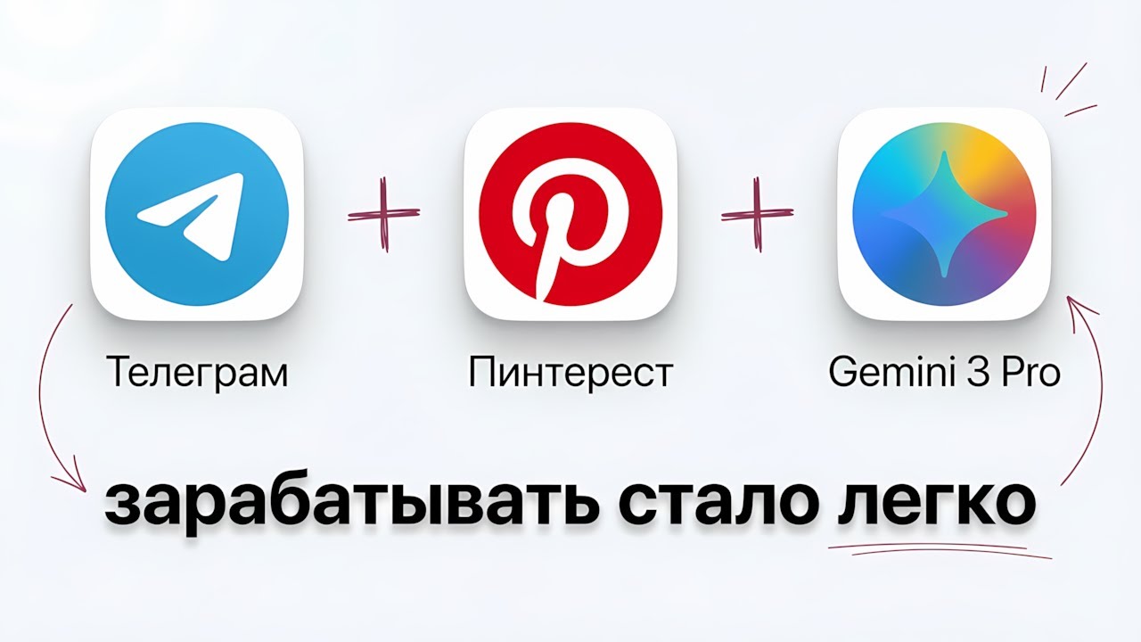 Трафик в Telegram за 5 минут — связал Gemini Pro и Pinterest