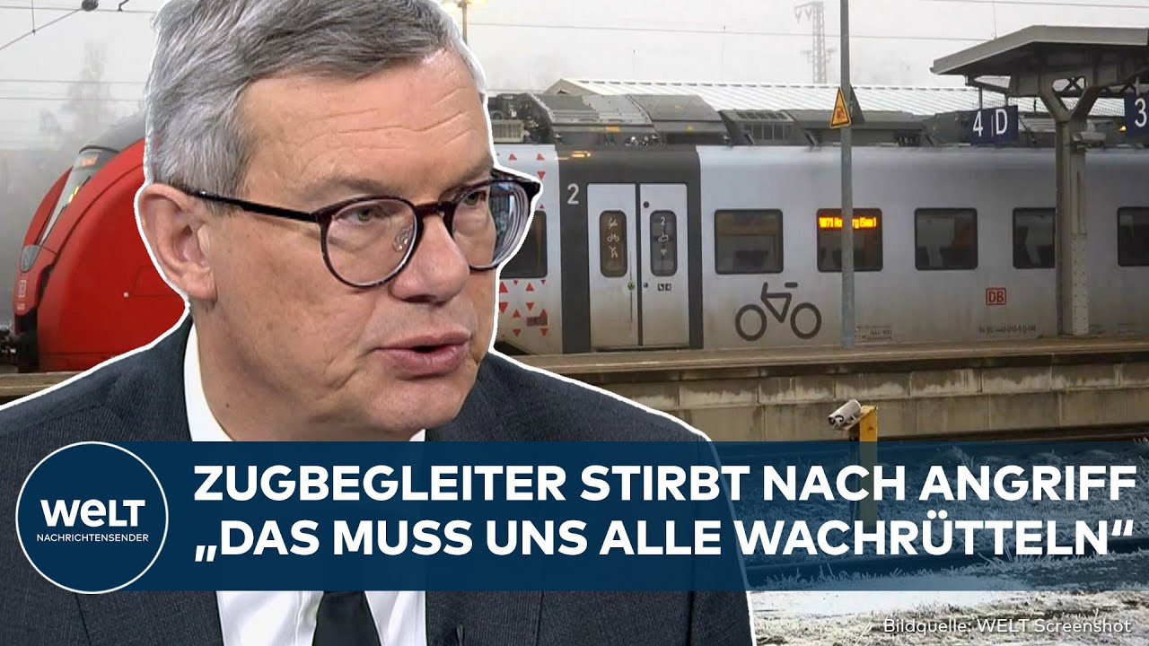 DEUTSCHE BAHN: Nach tödlichen Angriff auf Zugbegleiter! Sprecher stellt Konzepte für mehr Schutz vor