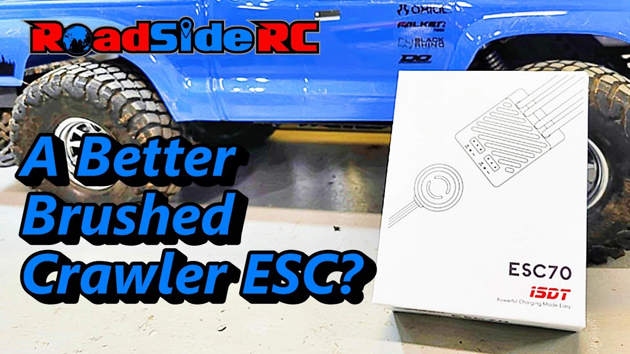 A Better Brushed Crawler ESC?  ISDT ESC70 Unboxing | Test | Review