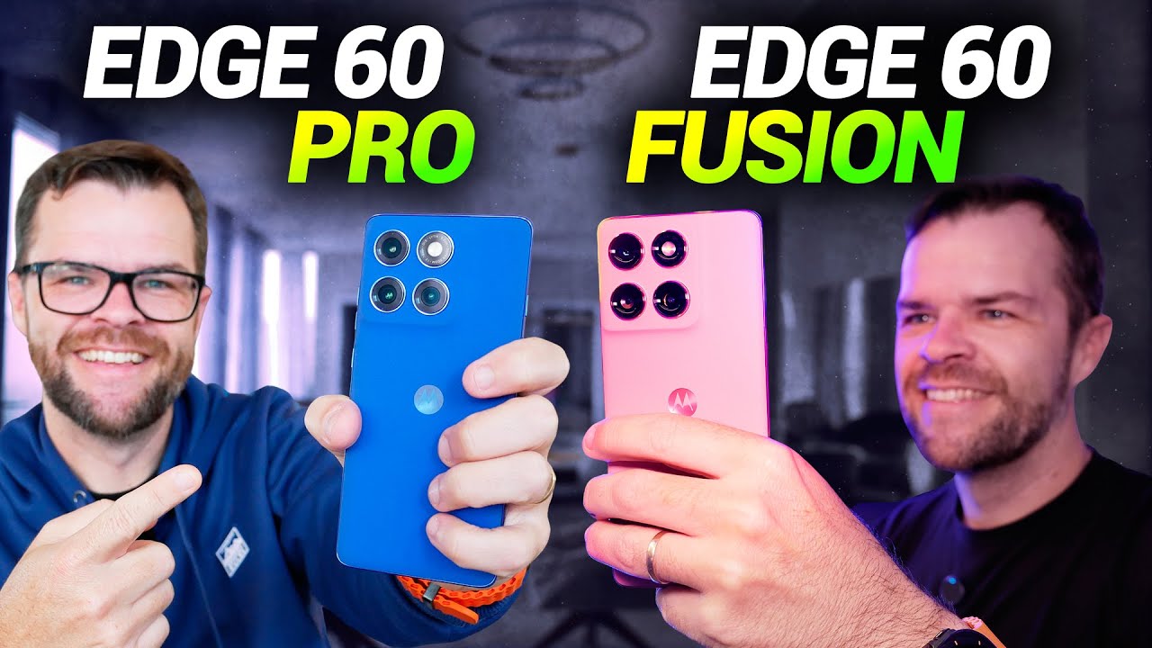 Motorola Edge 60 Pro vs Edge 60 Fusion: Quais diferenças?