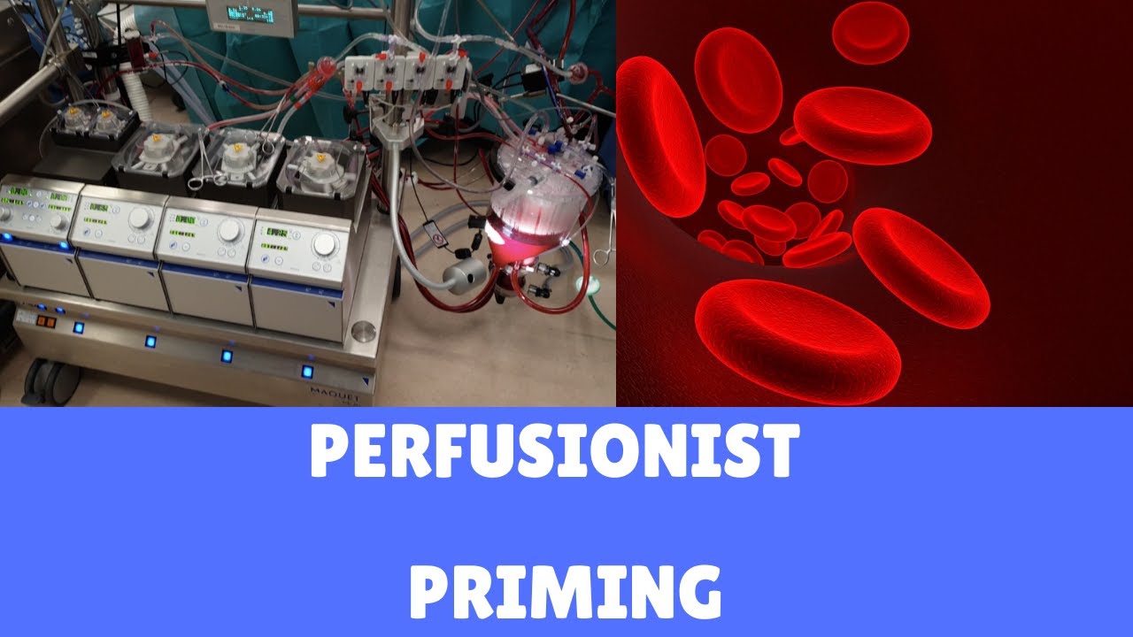 Priming Heart Lung Machine