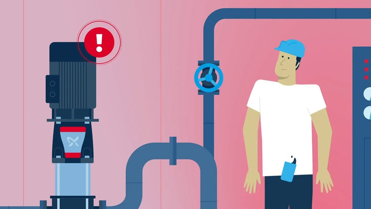 Grundfos Spare Parts Animation Video + Animation Post Production